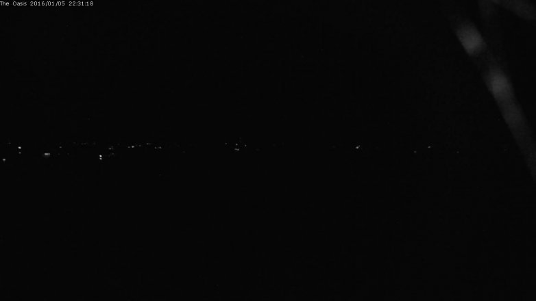 Lake Travis webcam, January 5, 2016 9:35 PM CT