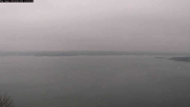 Lake Travis webcam, January 6, 2016 12:30 PM CT