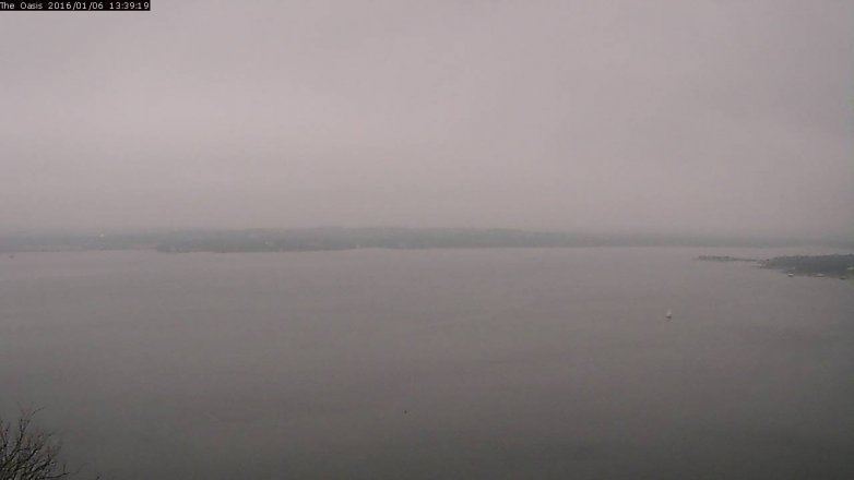 Lake Travis webcam, January 6, 2016 12:45 PM CT