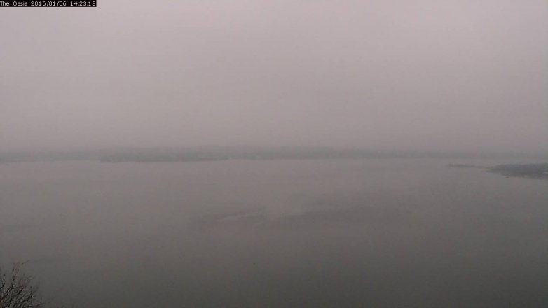 Lake Travis webcam, January 6, 2016 1:30 PM CT