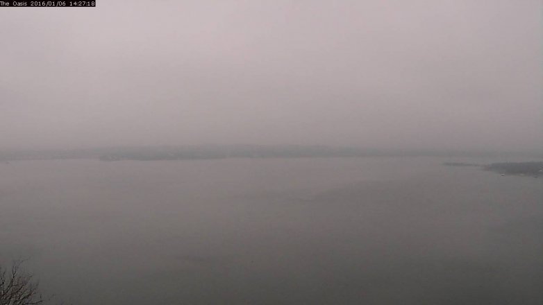 Lake Travis webcam, January 6, 2016 1:35 PM CT