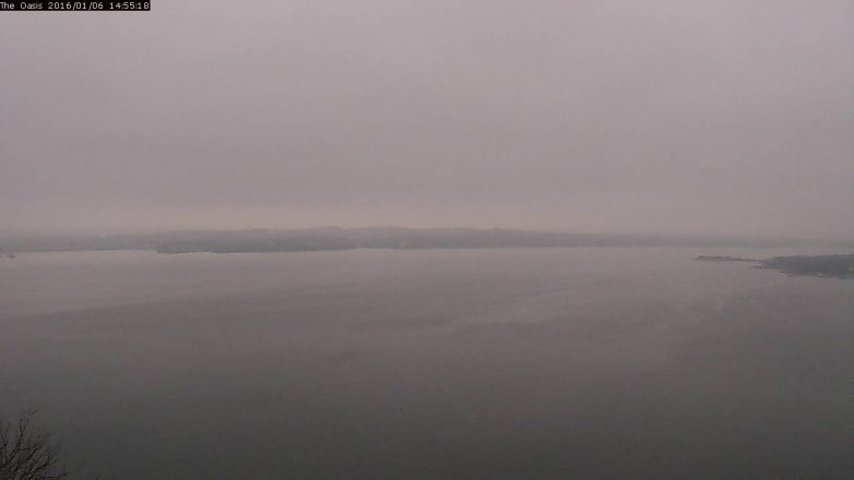 Lake Travis webcam, January 6, 2016 2:00 PM CT