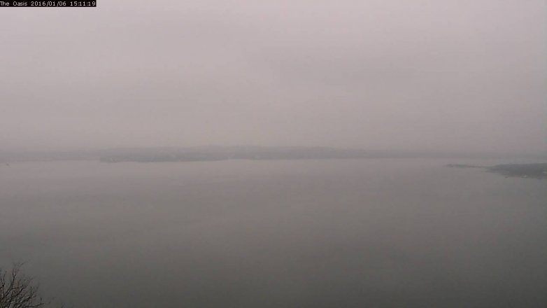 Lake Travis webcam, January 6, 2016 2:20 PM CT