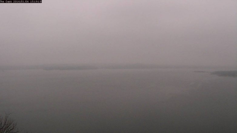 Lake Travis webcam, January 6, 2016 2:25 PM CT