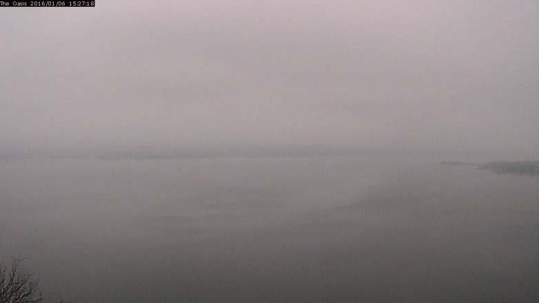 Lake Travis webcam, January 6, 2016 2:35 PM CT