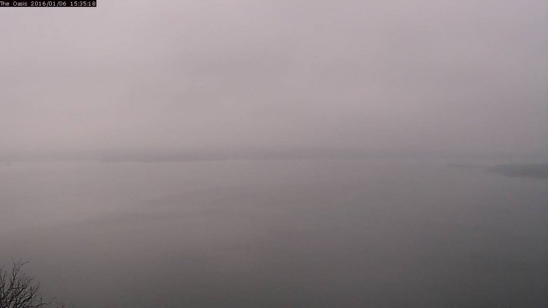 Lake Travis webcam, January 6, 2016 2:40 PM CT