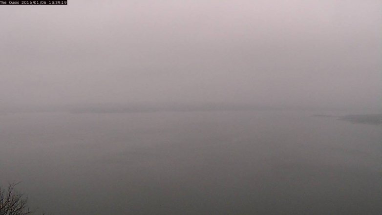 Lake Travis webcam, January 6, 2016 2:45 PM CT