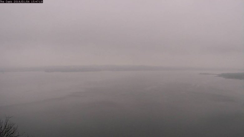 Lake Travis webcam, January 6, 2016 2:55 PM CT