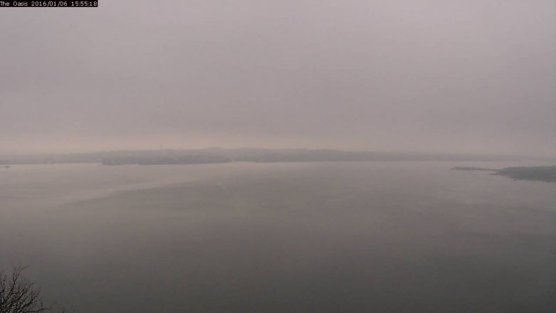 Lake Travis webcam, January 6, 2016 3:00 PM CT