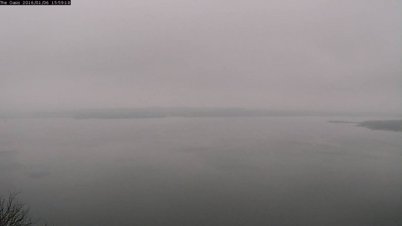 Lake Travis webcam, January 6, 2016 3:05 PM CT