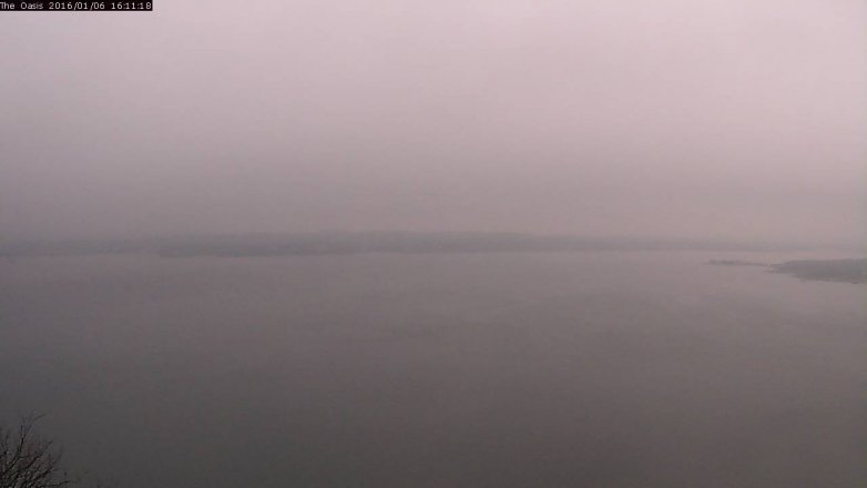Lake Travis webcam, January 6, 2016 3:15 PM CT