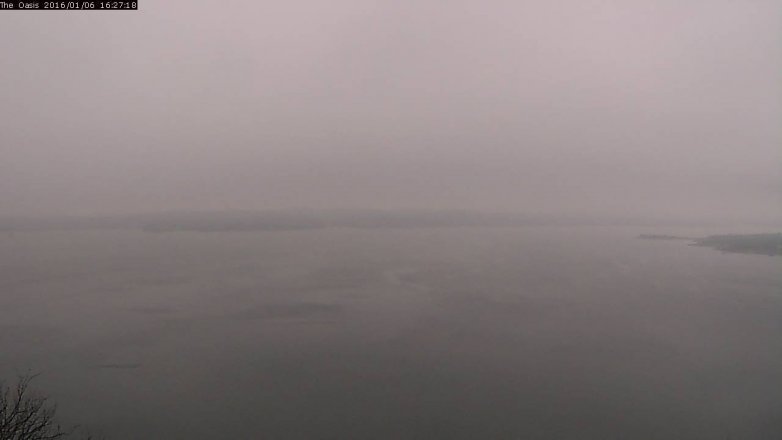 Lake Travis webcam, January 6, 2016 3:35 PM CT