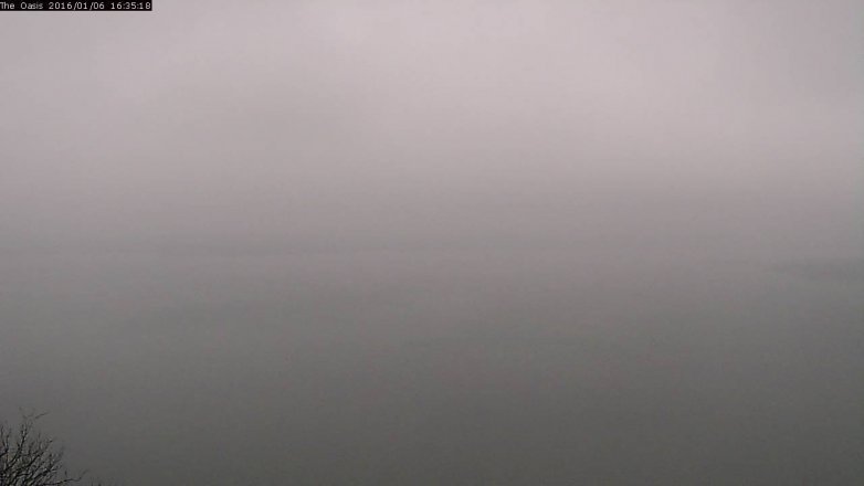 Lake Travis webcam, January 6, 2016 3:40 PM CT