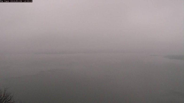 Lake Travis webcam, January 6, 2016 3:45 PM CT
