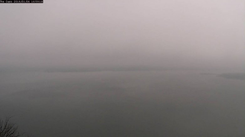 Lake Travis webcam, January 6, 2016 4:05 PM CT