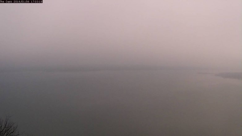 Lake Travis webcam, January 6, 2016 4:10 PM CT