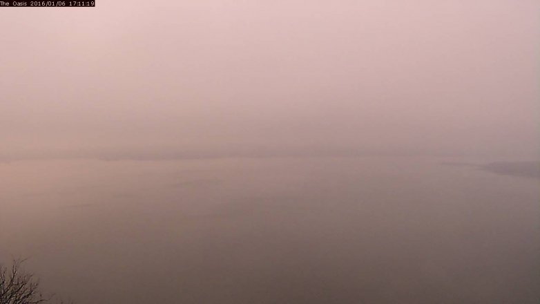 Lake Travis webcam, January 6, 2016 4:15 PM CT