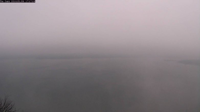 Lake Travis webcam, January 6, 2016 4:25 PM CT