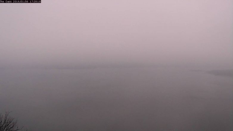 Lake Travis webcam, January 6, 2016 4:35 PM CT