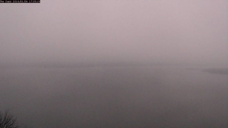 Lake Travis webcam, January 6, 2016 4:40 PM CT