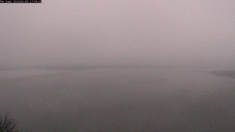 Lake Travis webcam, January 6, 2016 4:45 PM CT