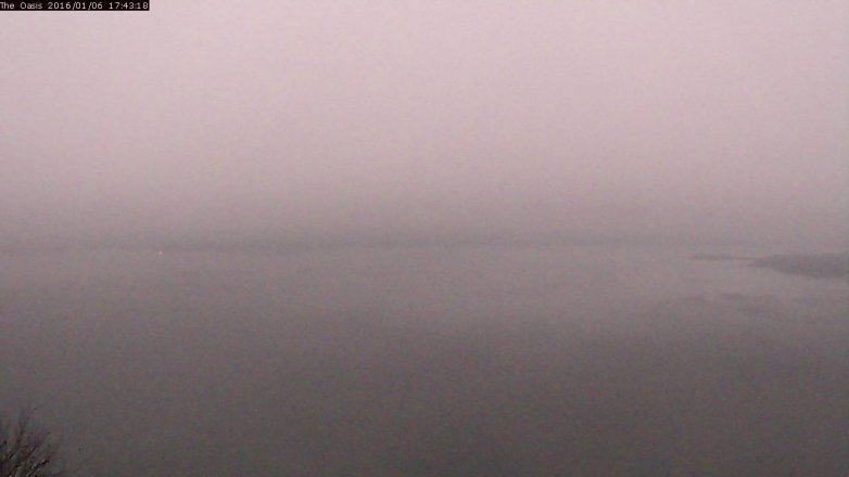 Lake Travis webcam, January 6, 2016 4:50 PM CT