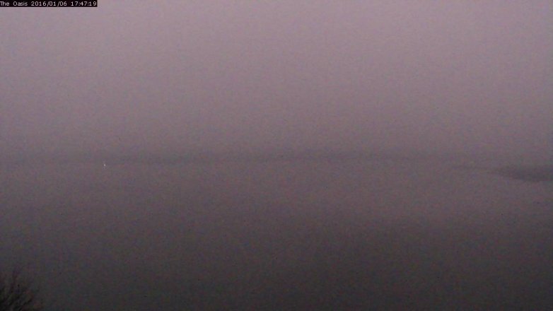 Lake Travis webcam, January 6, 2016 4:55 PM CT