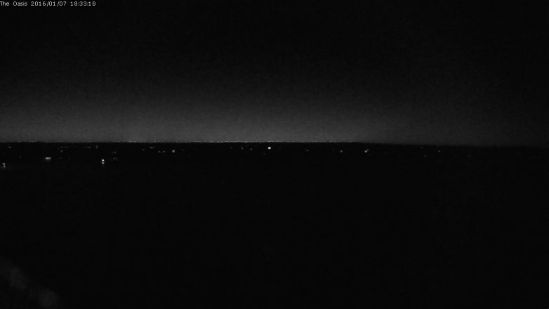 Lake Travis webcam, January 7, 2016 5:40 PM CT