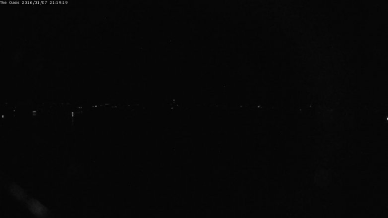 Lake Travis webcam, January 7, 2016 8:25 PM CT