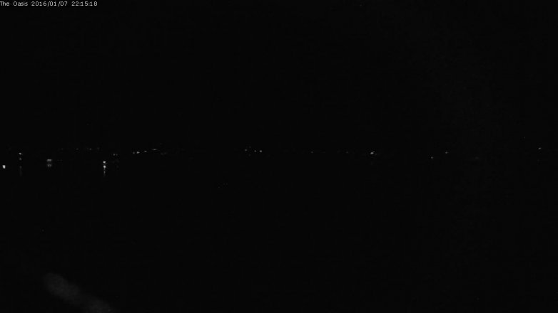 Lake Travis webcam, January 7, 2016 9:20 PM CT