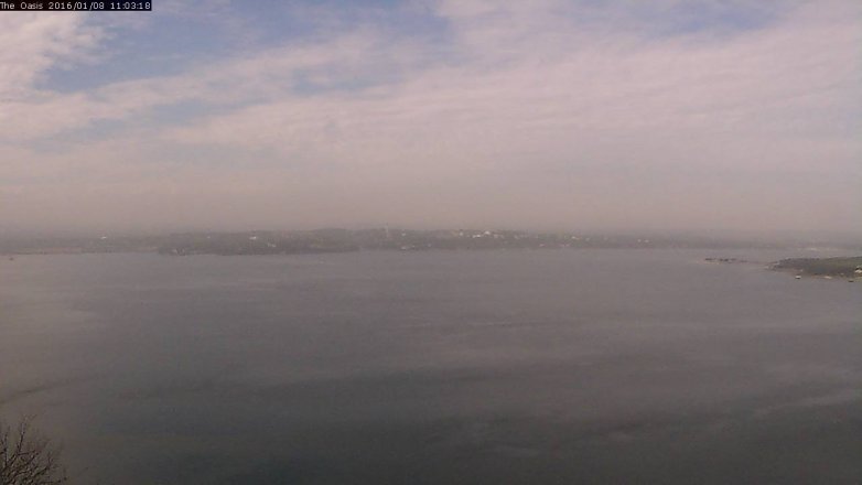 Lake Travis webcam, January 8, 2016 10:10 AM CT