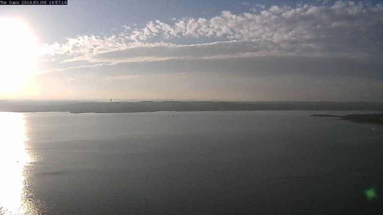 Lake Travis webcam, January 8, 2016 4:05 PM CT
