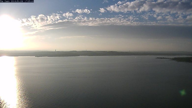 Lake Travis webcam, January 8, 2016 4:10 PM CT