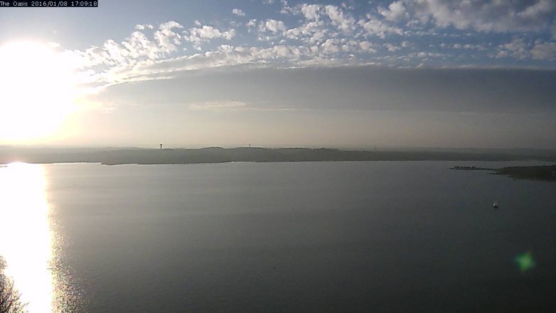 Lake Travis webcam, January 8, 2016 4:15 PM CT