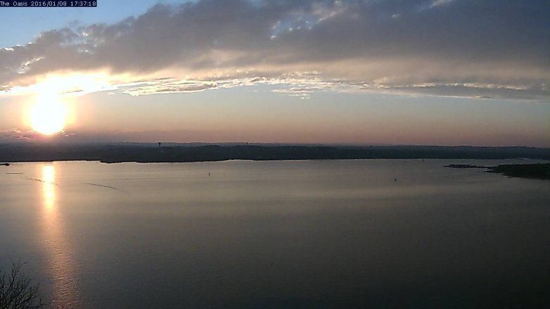 Lake Travis webcam, January 8, 2016 4:45 PM CT