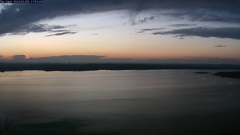 Lake Travis webcam, January 8, 2016 5:00 PM CT