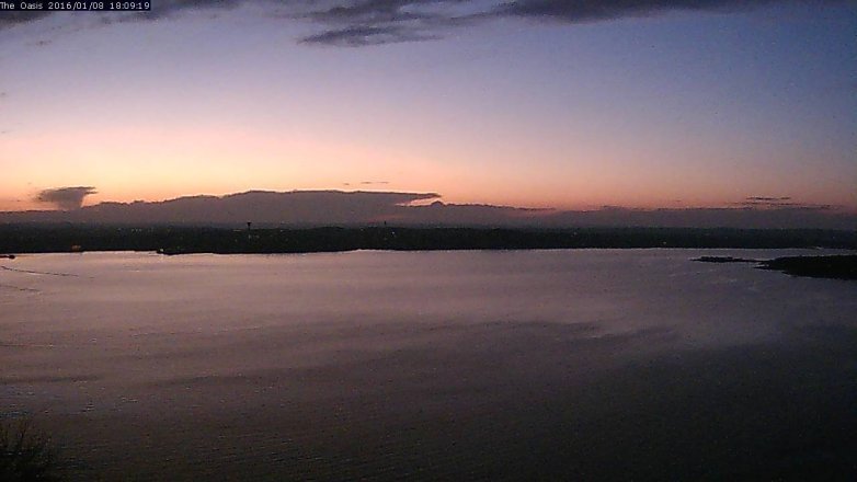 Lake Travis webcam, January 8, 2016 5:15 PM CT