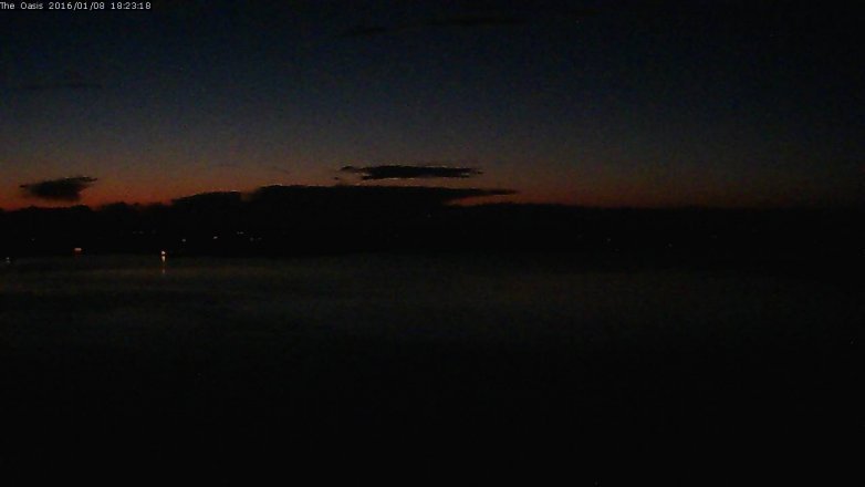 Lake Travis webcam, January 8, 2016 5:30 PM CT