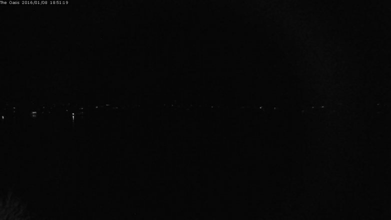 Lake Travis webcam, January 8, 2016 5:55 PM CT