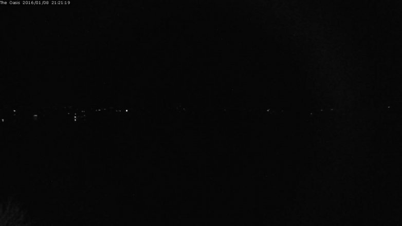 Lake Travis webcam, January 8, 2016 8:30 PM CT