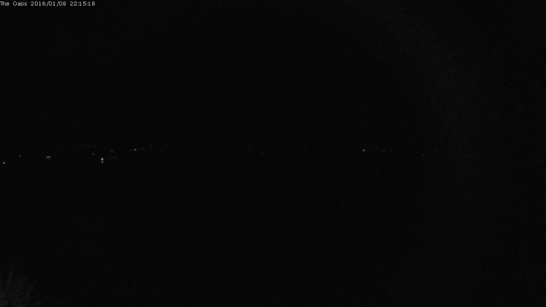 Lake Travis webcam, January 8, 2016 9:20 PM CT