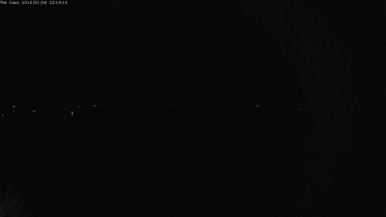 Lake Travis webcam, January 8, 2016 9:25 PM CT
