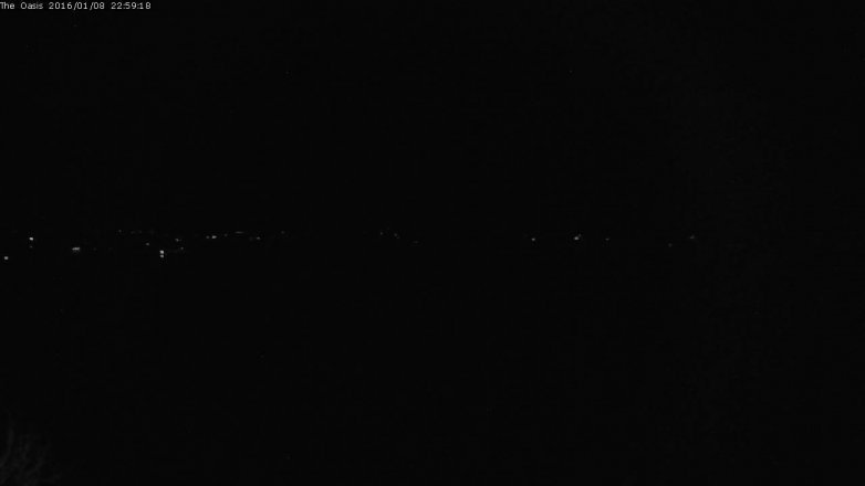 Lake Travis webcam, January 8, 2016 10:05 PM CT