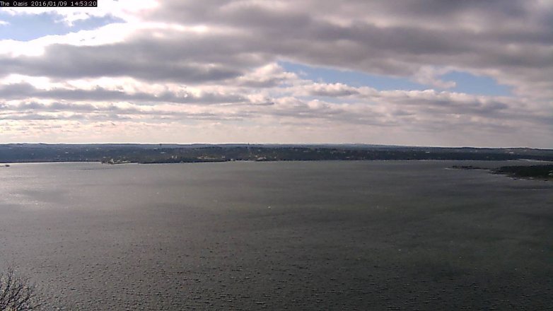 Lake Travis webcam, January 9, 2016 2:00 PM CT