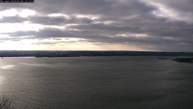 Lake Travis webcam, January 9, 2016 3:20 PM CT