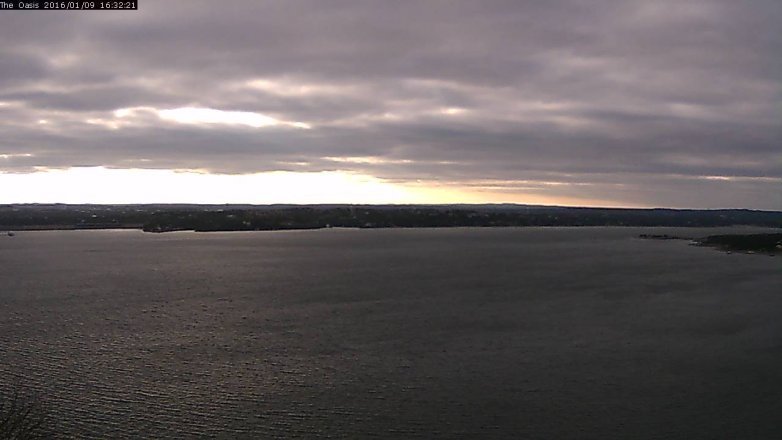 Lake Travis webcam, January 9, 2016 3:40 PM CT