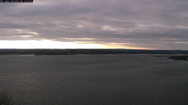 Lake Travis webcam, January 9, 2016 3:45 PM CT