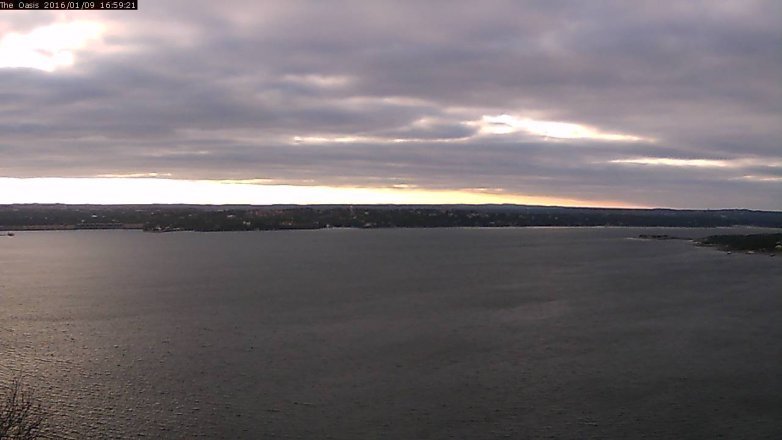 Lake Travis webcam, January 9, 2016 4:05 PM CT