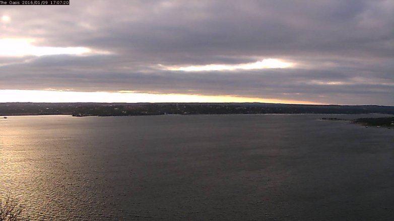 Lake Travis webcam, January 9, 2016 4:15 PM CT