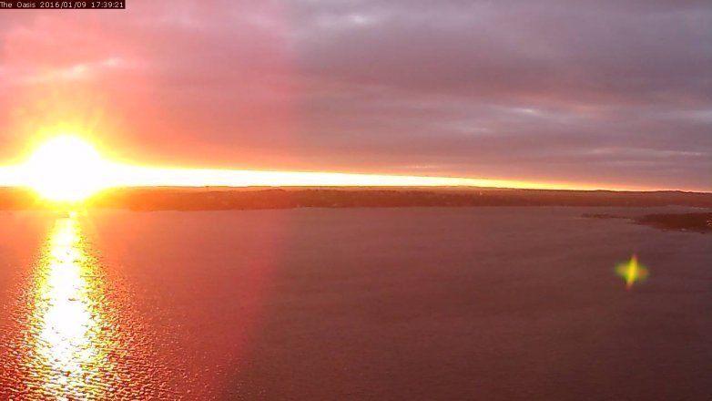Lake Travis webcam, January 9, 2016 4:45 PM CT